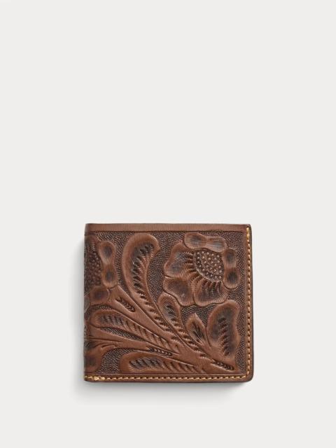 Hand-Tooled Leather Billfold