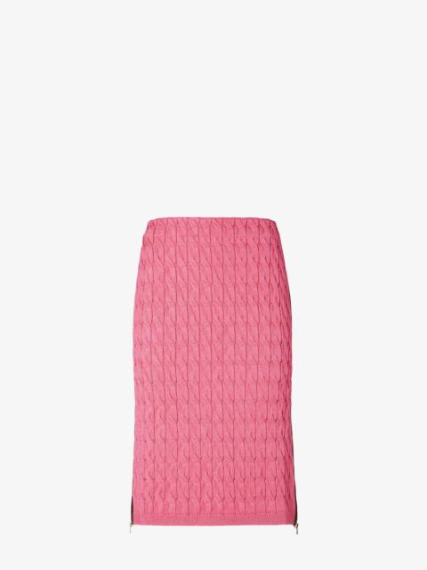 Skirt Pink viscose skirt