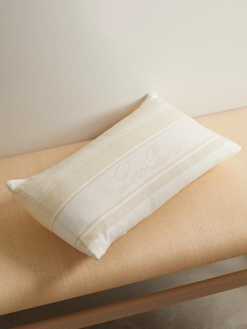Portofino Cotton-jacquard Beach Pillow