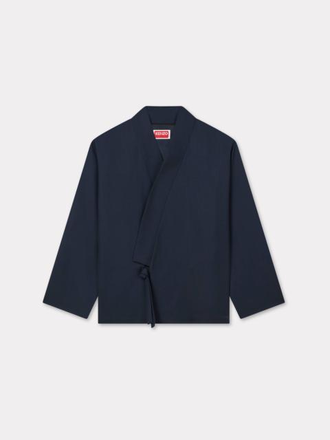 Kimono jacket in virgin wool