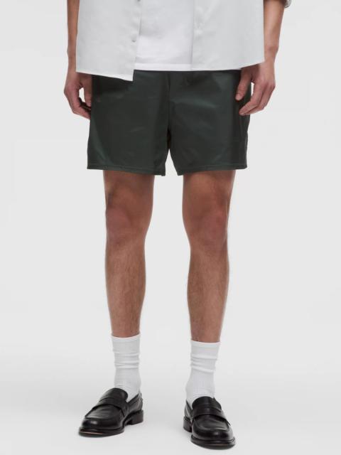 Stretch Satin Nylon Short 5"