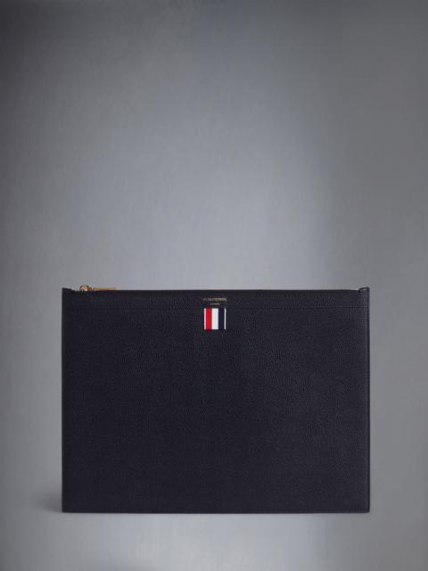 PEBBLE GRAIN MEDIUM DOCUMENT HOLDER