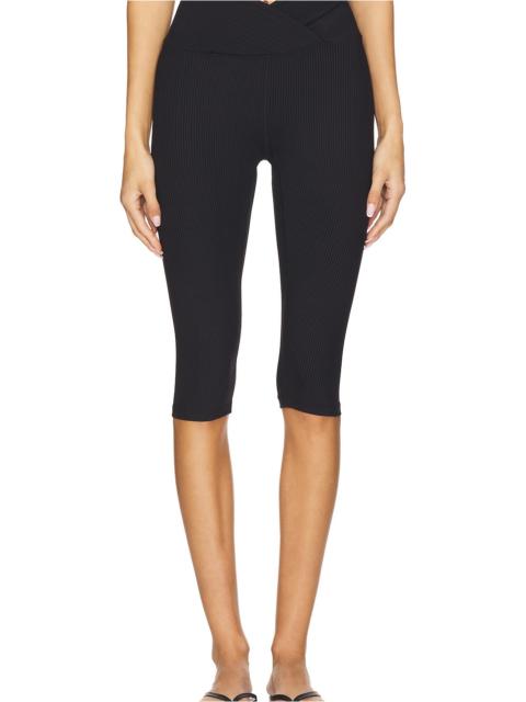 Ribbed Veronica Capri Legging