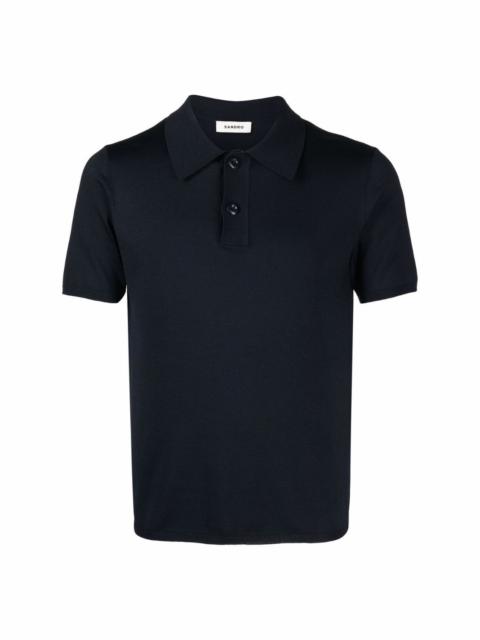 Knitted polo shirt