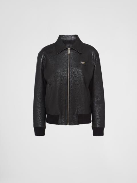 Nappa leather jacket