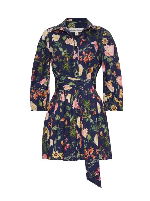 Raya Mini Dress
A Button Up Mini Dress Featuring a Blouson Sleeve and Chic Sash