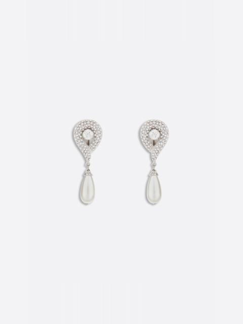 EARRINGS WITH PENDANT PEARL