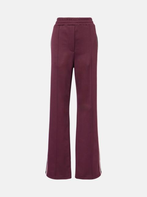 Reversible jersey track pants