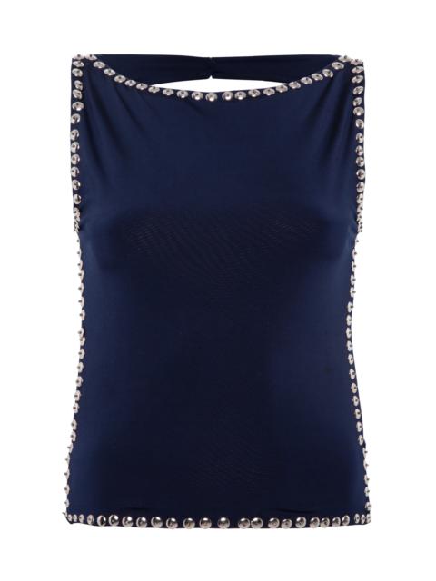 Zelna Studded Tank Top navy