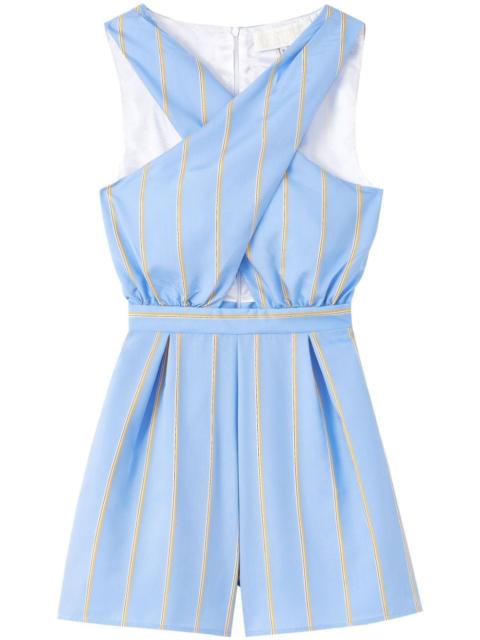 Louis striped playsuit