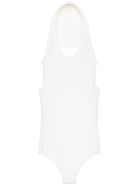 Illusion hooded bodysuit