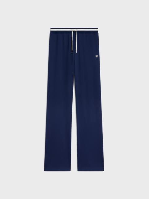 tracksuit pants in double face jersey
