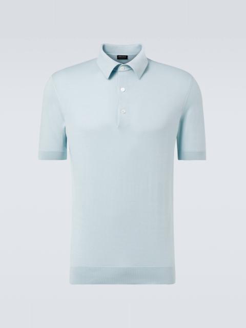 Cotton polo shirt