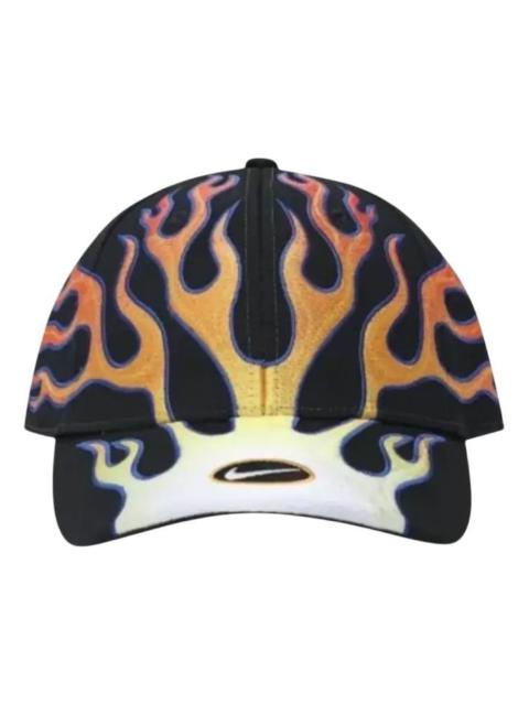 Nike Club Cap Structured OG Flame Cap 'Black Orange' HV6642-010