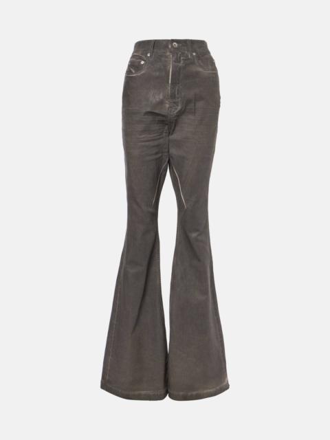 Bolan high-rise bootcut jeans