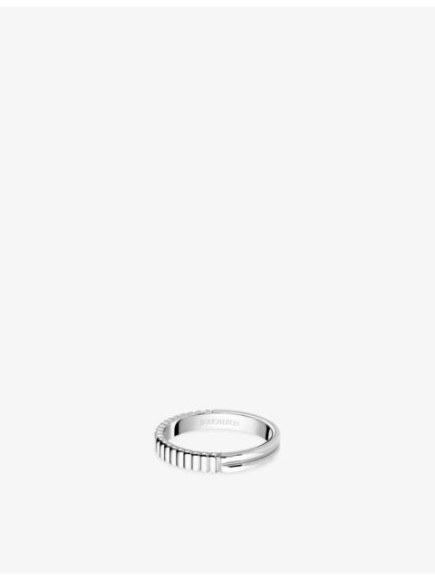 Quatre Radiant Edition 18ct White-Gold Wedding Band