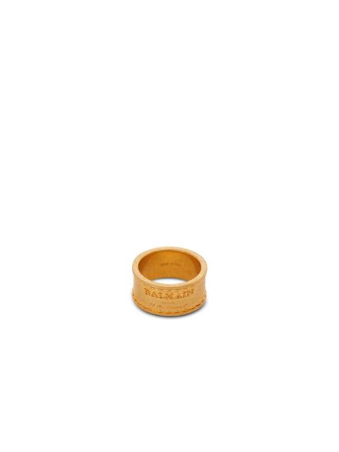 Balmain Signature Tubular ring