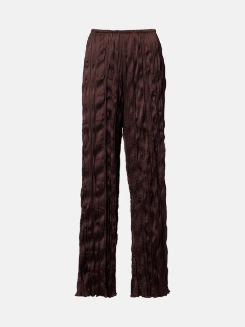 Nami plissé wide-leg pants