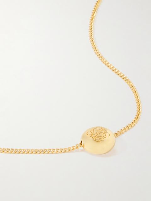 Anagram Pebble Gold-tone Necklace
