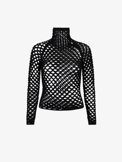 CAGE KNIT HIGHNECK JUMPER