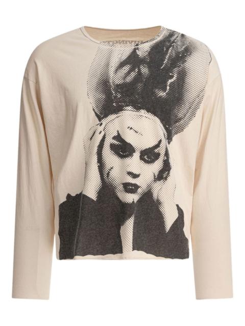 Clayton portrait-print long-sleeve T-shirt