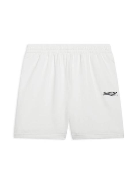Men's Political Campaign Sweat Shorts in White