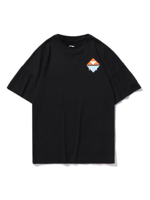 Li-Ning Counterflow Graphic T-shirt 'Black' AHSQ352-1