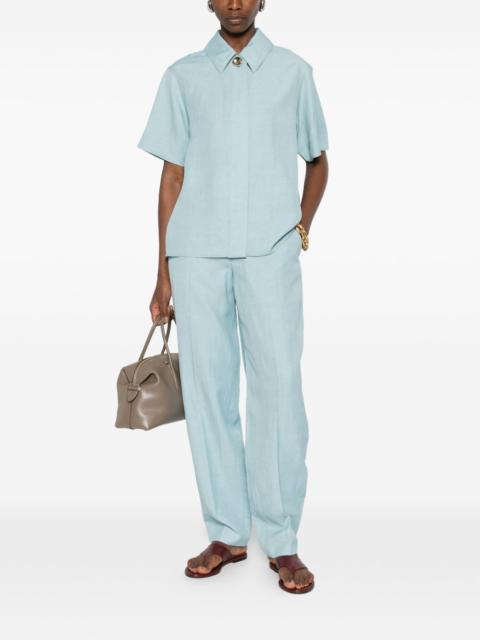 welt-pocket trousers