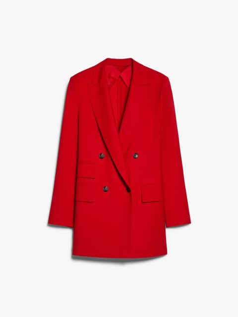 NEBBIE Straight wool canvas blazer