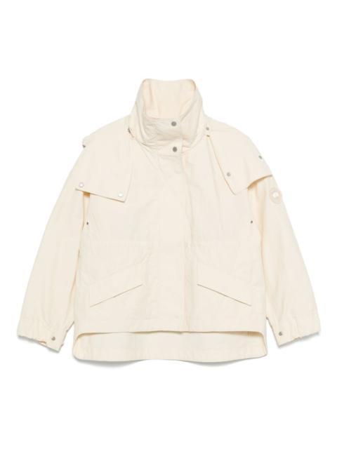 turtleneck parka coat