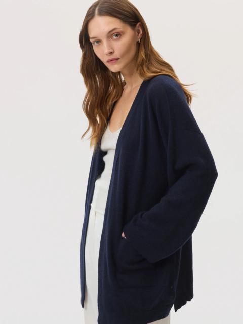 Cashmere Kimono Navy Cardigan