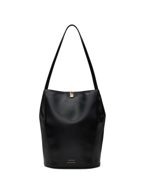Black Daya Leather Bucket Bag