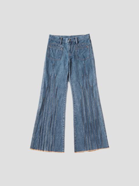 14oz DENIM FLARE JEANS