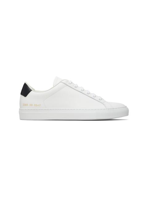 White Retro Classic Sneakers