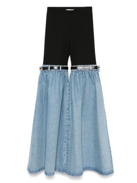 hybrid denim trousers