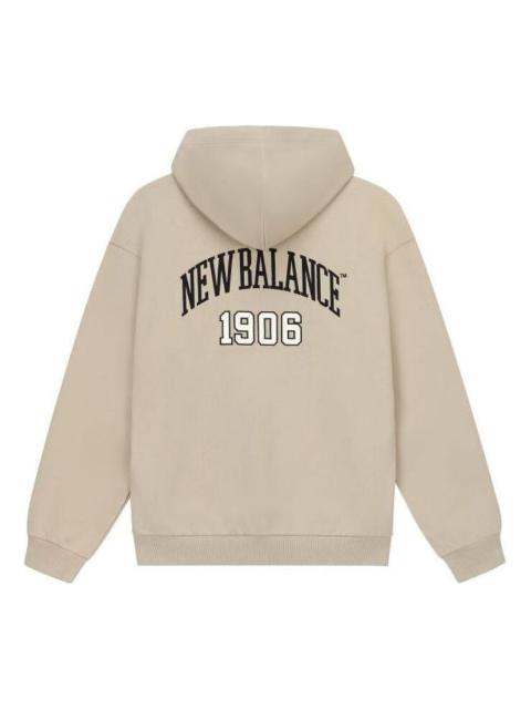 New Balance Varsity Fleece Hoodie 'Beige Black' 5CD38831-LBE