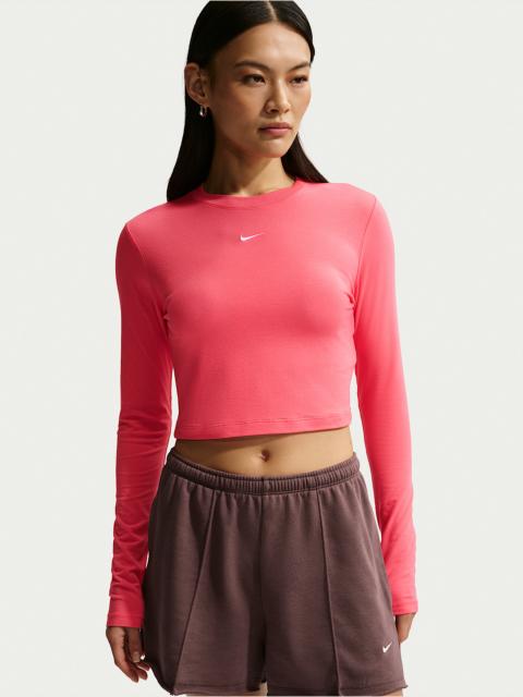 Nike Sportswear Chill Knit Women's Slim Long-Sleeve Cropped Top