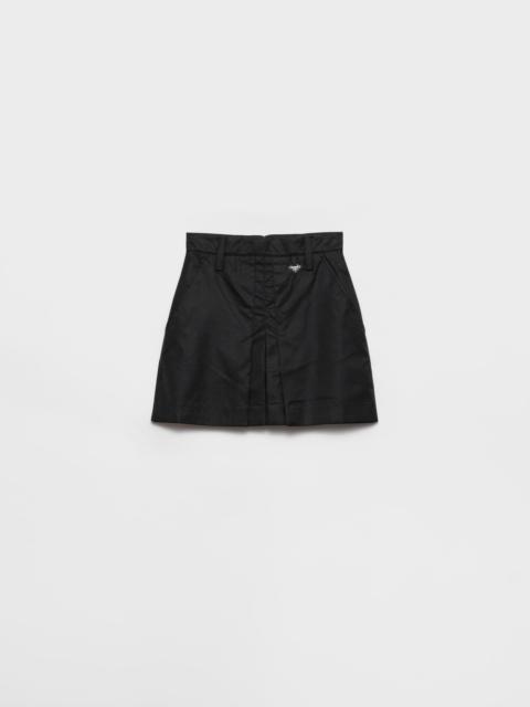 Re-Nylon miniskirt