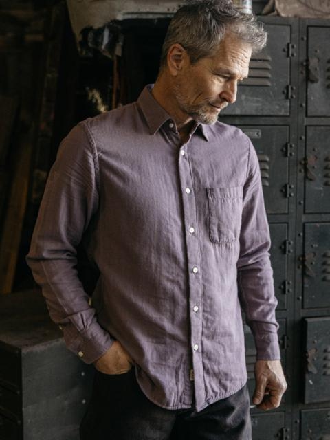 The Ripper Double Gauze Organic Cotton Shirt - Plum