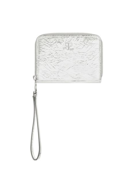 zipped compact wallet