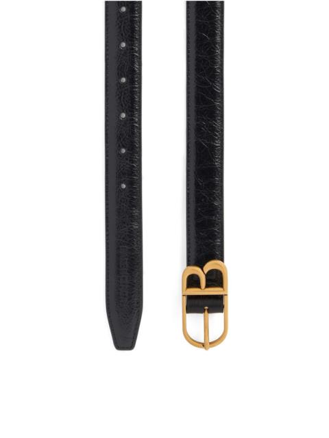 Women's Classic B Belt  in Black