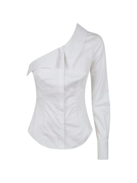 one-shoulder shirt