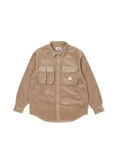 CARGO CORD SHIRT STONE