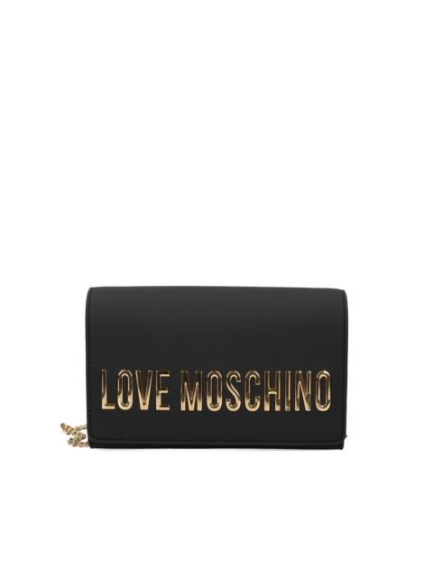 logo-lettering cross body bag