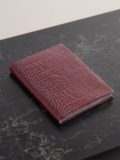 Soho Croc-effect Leather Notebook