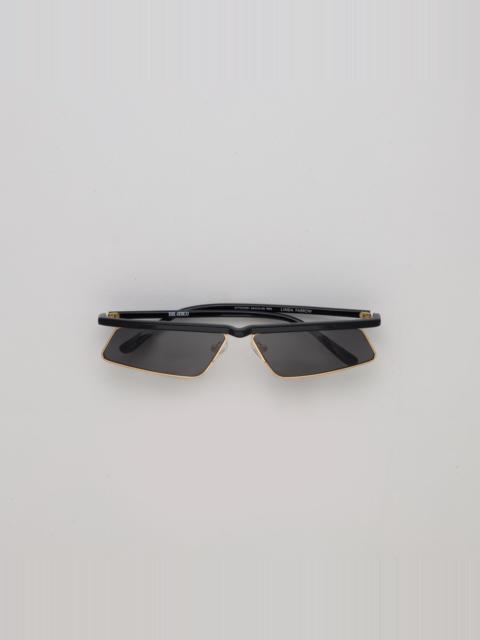 Aria Cat Eye Sunglasses in Yellow Gold