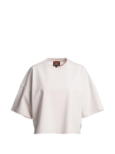 cropped short-sleeve T-shirt