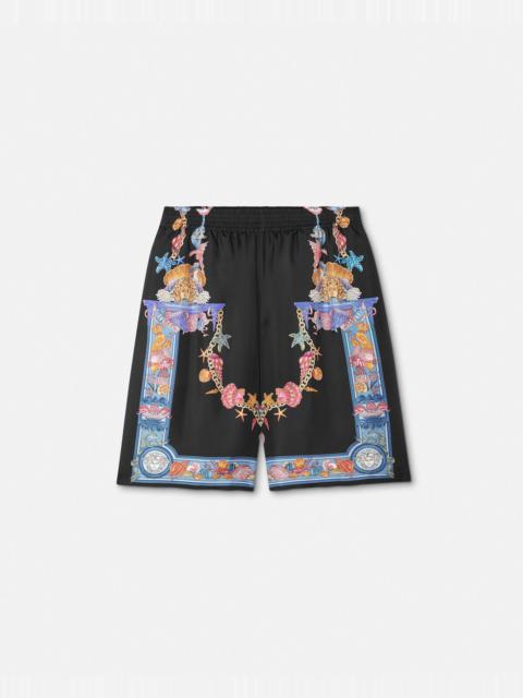 Coral Theatre Silk Shorts