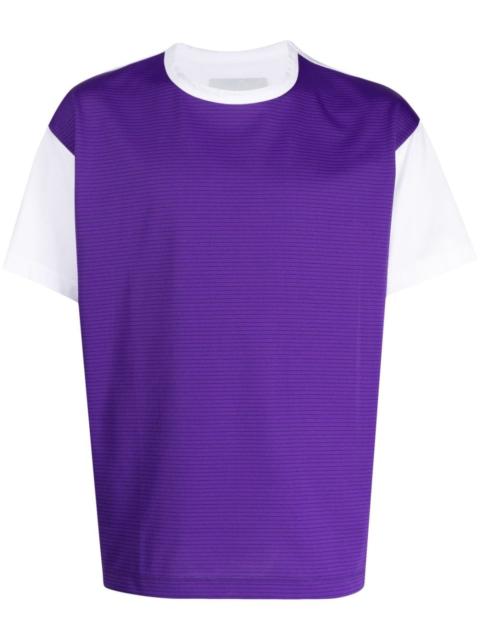 contrast-panel two-tone T-shirt