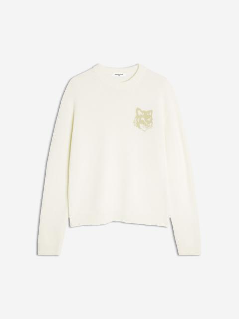 FOX HEAD INTARSIA MERINO JUMPER